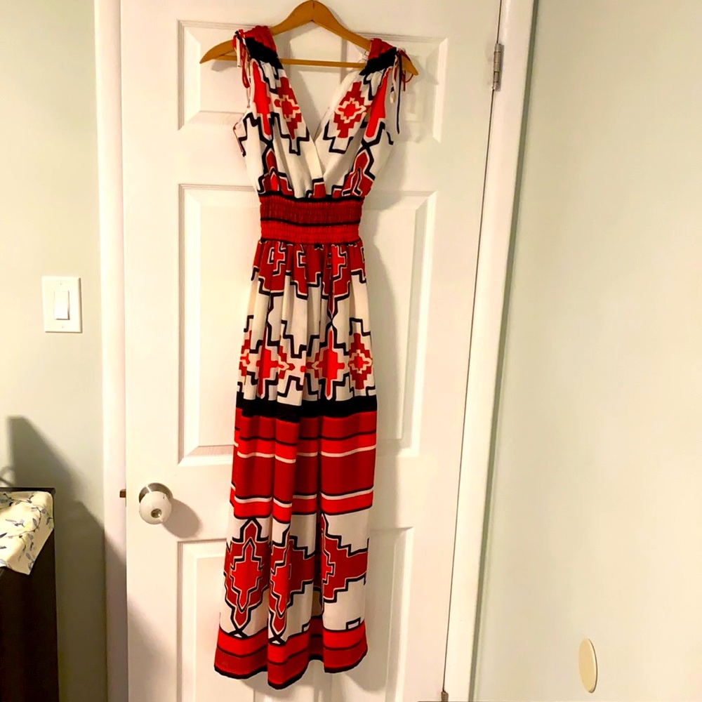 Eva Mendes New York & Company Petite XS Maxi Dress